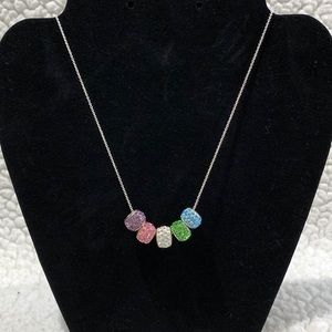 NWOT Silver Interchangeable Necklace Set